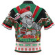 South Sydney Rabbitohs Custom Polo Shirt - South Sydney Rabbitohs Santa Aussie Big Things Polo Shirt