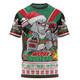 South Sydney Rabbitohs Custom T-shirt - South Sydney Rabbitohs Santa Aussie Big Things T-shirt