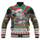 South Sydney Rabbitohs Custom Baseball Jacket - South Sydney Rabbitohs Santa Aussie Big Things Baseball Jacket