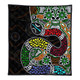 Australia Rainbow Serpent Aboriginal Quilt - Dreamtime Rainbow Serpent Contemporary Quilt