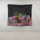 Australia Rainbow Serpent Aboriginal Tapestry - Dreamtime Rainbow Serpent Featuring Dot Style Tapestry