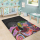 Australia Rainbow Serpent Aboriginal Area Rug - Dreamtime Rainbow Serpent Featuring Dot Style Area Rug