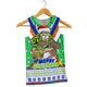 Canberra Raiders Christmas Custom Men Singlet - Canberra Viking Santa Aussie Big Things Men Singlet