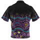 Australia Aboriginal Custom Polo Shirt - Purple Dot In Aboriginal Style Polo Shirt