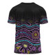 Australia Aboriginal Custom T-shirt - Purple Dot In Aboriginal Style T-shirt