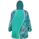 Australia Aboriginal Custom Snug Hoodie - Turquoise Dot Dreamtime Snug Hoodie