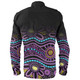 Australia Aboriginal Custom Long Sleeve Shirt - Purple Dot In Aboriginal Style Long Sleeve Shirt