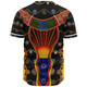 Australia Aboriginal Custom Baseball Shirt - Indigenous Dot With Boomerang Inspired Baseball Shirt