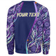 Australia Aboriginal Custom Sweatshirt - Purple Dot Dreamtime Sweatshirt