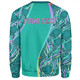 Australia Aboriginal Custom Sweatshirt - Turquoise Dot Dreamtime Sweatshirt