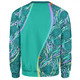 Australia Aboriginal Custom Sweatshirt - Turquoise Dot Dreamtime Sweatshirt