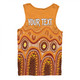 Australia Aboriginal Custom Men Singlet - Brown Aboriginal Dot Men Singlet