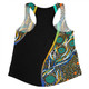 Australia Aboriginal Custom Women Racerback Singlet - Color Dot Dreamtime Women Racerback Singlet