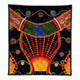 Australia Aboriginal Quilt - Indigenous Dot With Boomerang Inspired Quilt