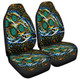 Australia Aboriginal Car Seat Cover - Color Dot Dreamtime Car Seat Cover