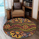 Australia Aboriginal Round Rug - Dot In Aboriginal Style Round Rug