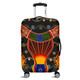 Australia Aboriginal Luggage Cover - Indigenous Dot With Boomerang Inspired Luggage Cover