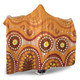 Australia Aboriginal Hooded Blanket - Brown Aboriginal Dot Hooded Blanket