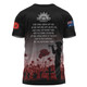 Australia Anzac Day T-shirt - Lest We Forget Red T-shirt