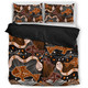 Australia Aboriginal Bedding Set - Underwater Painting In Aboriginal Style Bedding Set