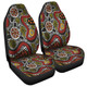 Australia Aboriginal Car Seat Cover - Illustration Based On Aboriginal Style Of Artwork Car Seat Cover