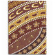 Australia Aboriginal Area Rug - Australian Aboriginal Style Of Pattern Background Area Rug