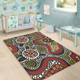 Australia Aboriginal Area Rug - Illustration Based On Aboriginal Style Of Artwork Area Rug