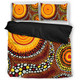 Australia Aboriginal Bedding Set - Brown Aboriginal Style Dot Art Bedding Set