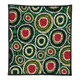 Australia Aboriginal Quilt - Green Dot Art Circle Pattern From Aboriginal Art Quilt