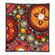 Australia Aboriginal Quilt - Colorful Dot Art Inspired By Aboriginal Culture Quilt