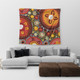 Australia Aboriginal Tapestry - Colorful Dot Art Inspired By Aboriginal Culture Tapestry