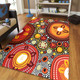 Australia Aboriginal Area Rug - Colorful Dot Art Inspired By Aboriginal Culture Area Rug