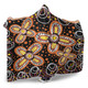 Australia Aboriginal Hooded Blanket - Flowers Inspired By The Aboriginal Art Hooded Blanket