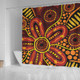 Australia Aboriginal Shower Curtain - Dot Art That Reflects Aboriginal Traditions Inspired Shower Curtain