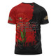 Australia Anzac Day Custom T-shirt - Australian And New Zealand Warriorsers In Flanders Fields Poppy Flowers T-shirt