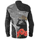 Australia Anzac Day Custom Long Sleeve Shirt - Australia And New Zealand Warriors Honour The Fallen Lest We Forget Long Sleeve Shirt