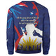Australia Anzac Day Custom Sweatshirt - Lest We Forget With Blue Camouflage Pattern Sweatshirt