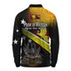 Papua New Guinea Long Sleeve Polo Shirt - Pride Of Western PNG Long Sleeve Polo Shirt