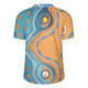 Australia Aboriginal Rugby Jersey - Indigenous Beach Dot Painting Art Rugby Jersey