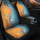 Australia Aboriginal Car Seat Cover - Indigenous Beach Dot Painting Art Car Seat Cover