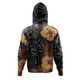 Australia Aboriginal Hoodie - Aboriginal Dot Art With Bush Flowers Hoodie