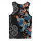 Australia Aboriginal Men Singlet - Australian Native Floral Seamless Pattern Men Singlet