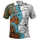 Australia Aboriginal Custom Polo Shirt - Aussie Indigenous Hunting Season With Kangaroo Dot Art Polo Shirt