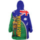 Australia Custom Snug Hoodie - Kangaroo Happy Australia Day Snug Hoodie