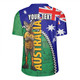 Australia Custom Rugby Jersey - Kangaroo Happy Australia Day Rugby Jersey