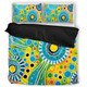 Australia Aboriginal Bedding Set - Beautiful Abstract Pastel Bedding Set