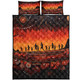 Australia Aboriginal Quilt Bed Set - The Sacred Dreamtime Painting Of The Indigenous Australian Quilt Bed Set