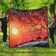 Australia Aboriginal Quilt - Aboriginal Dot Painting Style Art Dreamtime Story Quilt