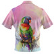 Australia Rainbow Lorikeets Hawaiian Shirt - Rainbow Lorikeets Color Art Hawaiian Shirt