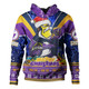 Melbourne Storm Christmas Custom Hoodie - Storm Man Santa Claus Aussie Big Things Hoodie